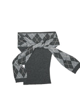 Diamond Pattern Knitted Top & Shorts Set